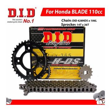 Bộ Nhông Sên Dĩa D.I.D Cho Honda Blade110
