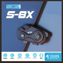 Bộ đàm BLUETOOTH INTERCOM SCS S-8X Headset New Edition